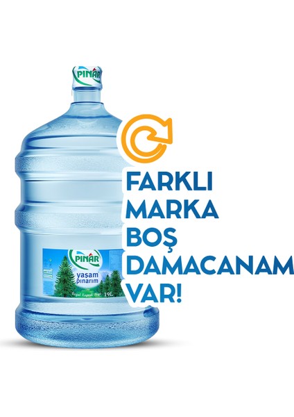 Su 19 lt (Farklı marka boş damacanam var)