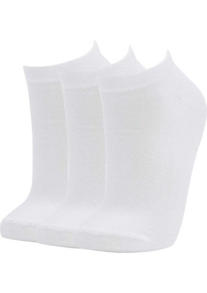 Kadın Pamuklu 3'lü Kısa Çorap T7370AZ21SP fırsatları
