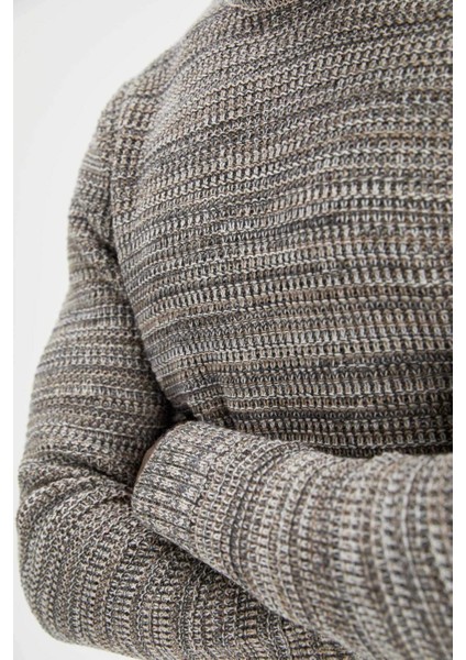 Regular Fit Bisiklet Yaka Triko Kazak N9902AZ20WN modelleri