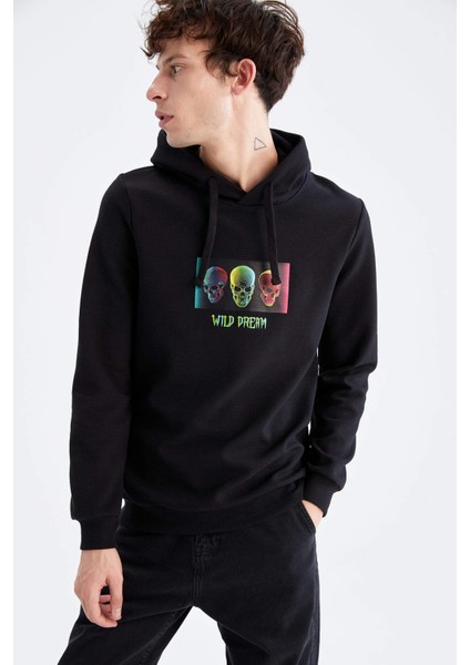 Slim Fit Kapüşonlu Sweatshirt V5923AZ21WN modelleri