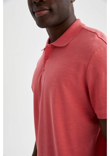 Regular Fit Polo Yaka Basic Pamuklu Penye Tişört T0126AZ21SP modelleri