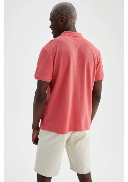 Regular Fit Polo Yaka Basic Pamuklu Penye Tişört T0126AZ21SP fırsatları