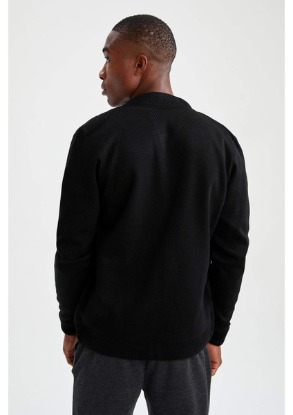 Fermuarlı Kolej Yaka Bomber Hırka R4164AZ21AU