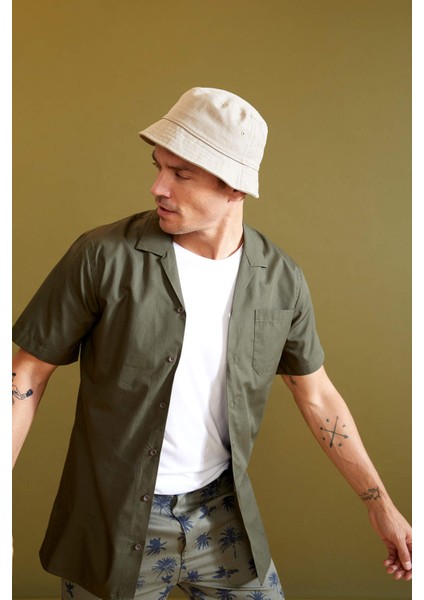 Modern Fit Basic Kısa Kollu Gömlek U2457AZ21SM