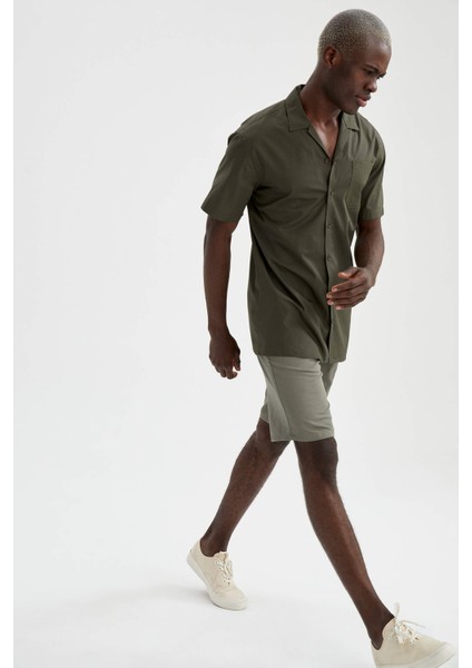 Modern Fit Basic Kısa Kollu Gömlek U2457AZ21SM