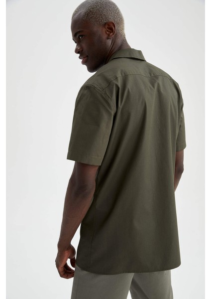 Modern Fit Basic Kısa Kollu Gömlek U2457AZ21SM