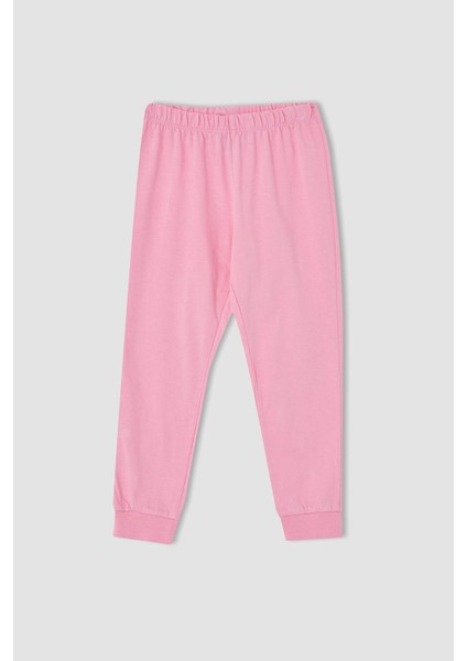 Kız Çocuk Kedi Baskılı Pijama Takımı T2045A621SP modelleri