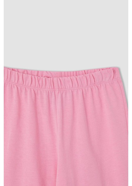 Kız Çocuk Kedi Baskılı Pijama Takımı T2045A621SP indirimleri
