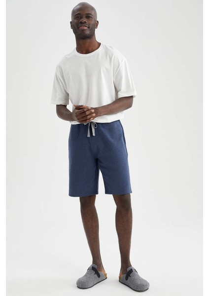 Basic Regular Fit Örme Şort T9079AZNS