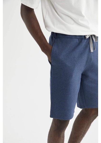Basic Regular Fit Örme Şort T9079AZNS