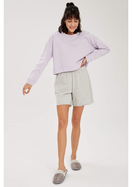 Relax Fit Basic Kısa Şort Pijama Altı T8188AZ21SP