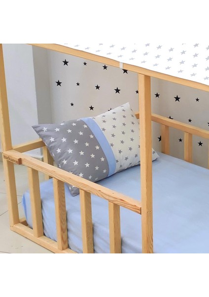 Montessori Yatak MiniWood Ahşap Karyola Orkide