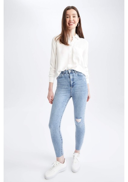 Regular Fit Gömlek Yaka Uzun Kollu Gömlek N2518AZ22SP modelleri