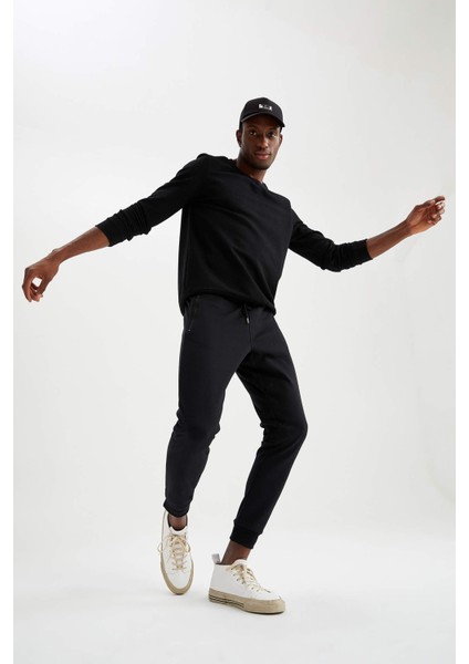Slim Fit Geri Dönüşümlü Jogger Eşofman Altı N0141AZ22SP