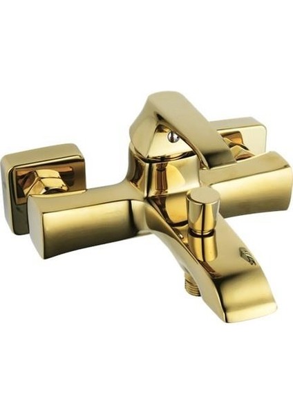 Avangart Set Banyo Armatür Batarya Seti Altın Creavit AG2500G+AG8500G+AG1500G+SH411G Creavit