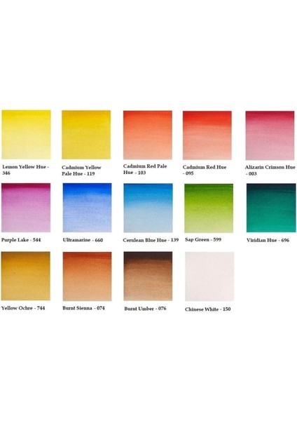 Winsor Newton Cotman Kompakt 14 Renk Tablet Suluboya Set Özel (1 Adet)