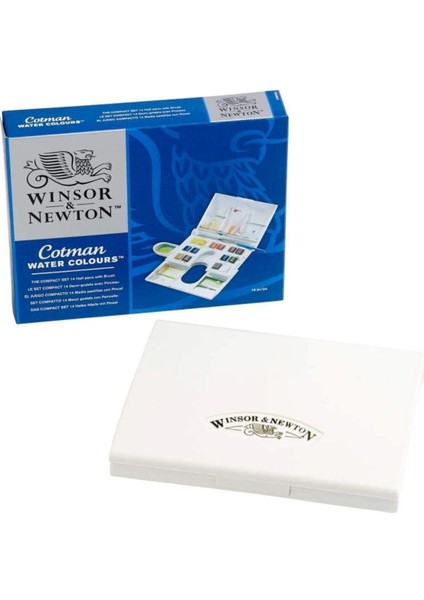 Winsor Newton Cotman Kompakt 14 Renk Tablet Suluboya Set Özel (1 Adet)