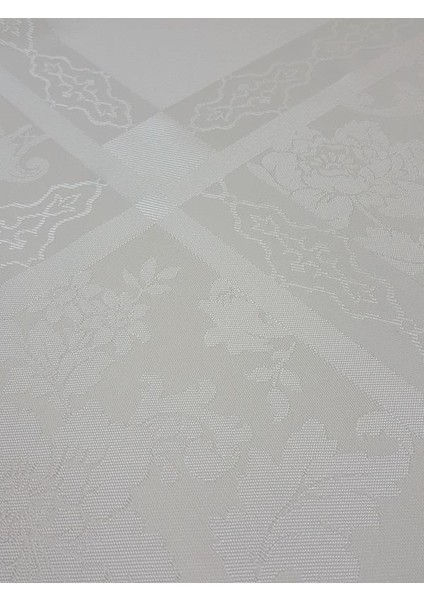Raya Lüx Jakar Bambu Kumaş Bej Masa Örtüsü Dikdörtgen 160x220 cm - 1093