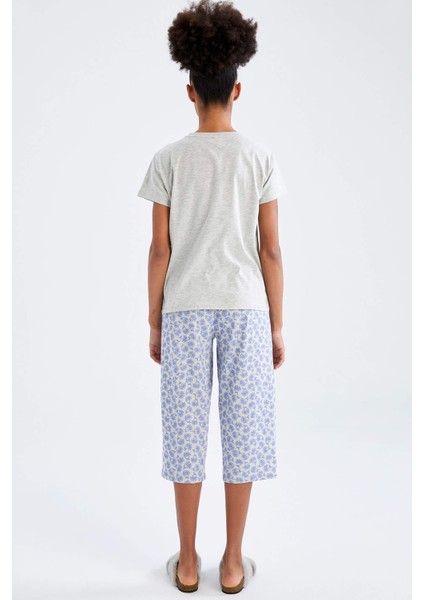 Fall In Love Regular Fit Çizgili Kısa Kollu Pijama Takımı W9406AZ22SP