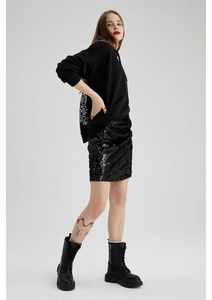 Keith Haring Oversize Fit Kapüşonlu Sweatshirt X4487AZ22SP