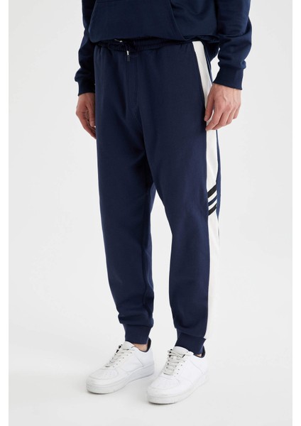 Regular Fit Triko Bantlı İçi Yumuşak Tüylü Jogger Eşofman Altı W5809AZ22SP fırsatları