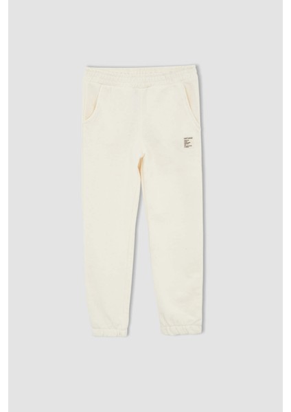 Kız Çocuk Jogger Standart Fit Cep Detaylı Jogger Eşofman Alt W7100A622SP