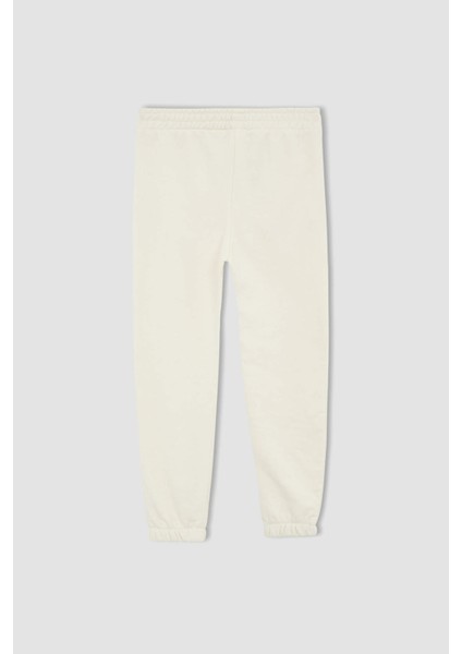 Kız Çocuk Jogger Standart Fit Cep Detaylı Jogger Eşofman Alt W7100A622SP