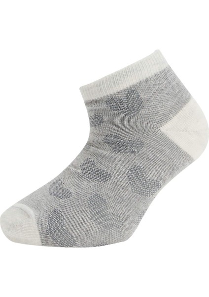 Kız Çocuk 7'li Pamuklu Patik Çorap T7640A6NS