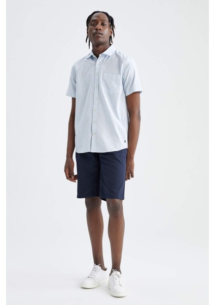 Regular Fit Bermuda Şort X6166AZ22SM