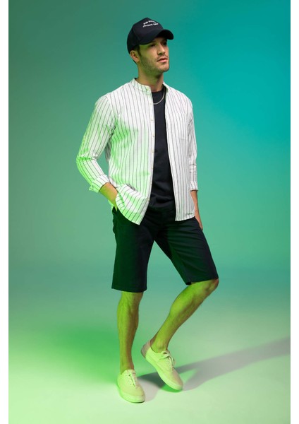 Regular Fit Bermuda Şort X6166AZ22SM