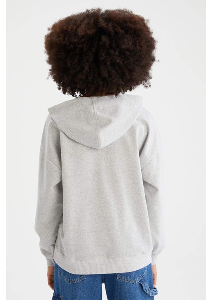 Loose Fit Kapüşonlu Sweatshirt X2342AZ22SP indirimleri