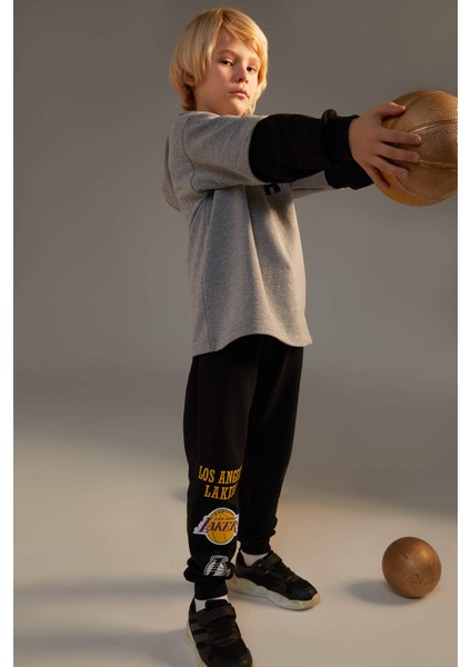 Erkek Çocuk NBA Defacto Fit Regular Fit Jogger Eşofman Alt X1051A622SP fiyatları