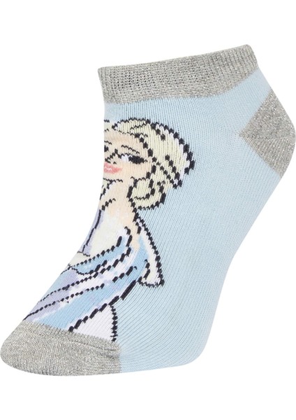 Kız Çocuk Frozen 3'lü Pamuklu Patik Çorap X2212A6NS