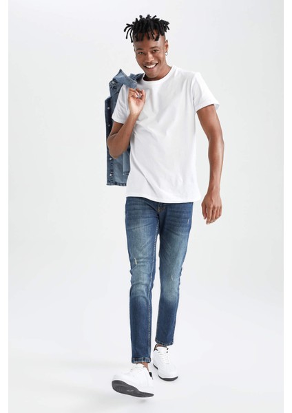 Super Skinny Normal Bel Dar Yırtık Detaylı Jean Pantolon W7315AZ22SP fiyatları