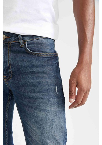 Super Skinny Normal Bel Dar Yırtık Detaylı Jean Pantolon W7315AZ22SP indirimleri