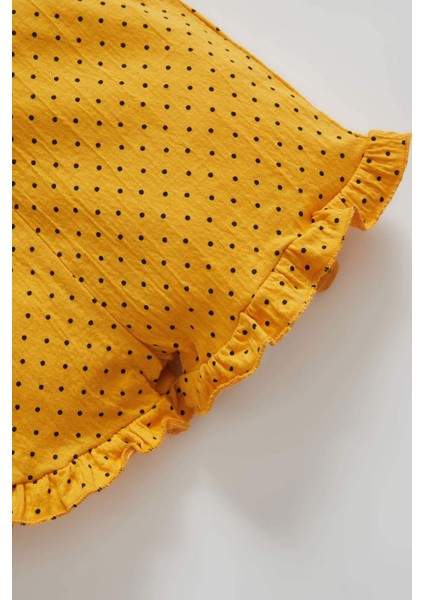 Kız Bebek Puantiyeli Kolsuz Kısa Tulum V5763A221Sm modelleri