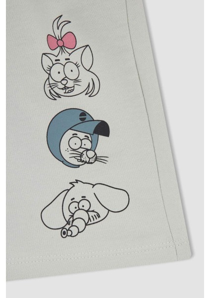 Kız Çocuk Kral Şakir Lisanslı Esnek Belli Şort V2864A621HS fiyatları