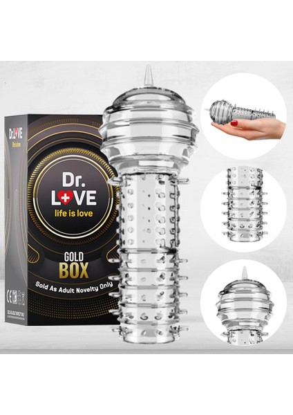 Dr. Love Silikon Penis Kılıfı Klitoris Temaslı