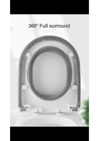 Örgü Yumuşak Dokulu Klozet Kapağı Kılıfı Yıkanılabilir modelleri