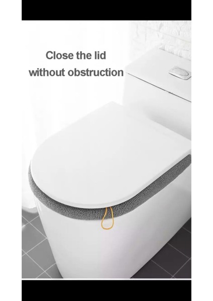 Örgü Yumuşak Dokulu Klozet Kapağı Kılıfı Yıkanılabilir fırsatları