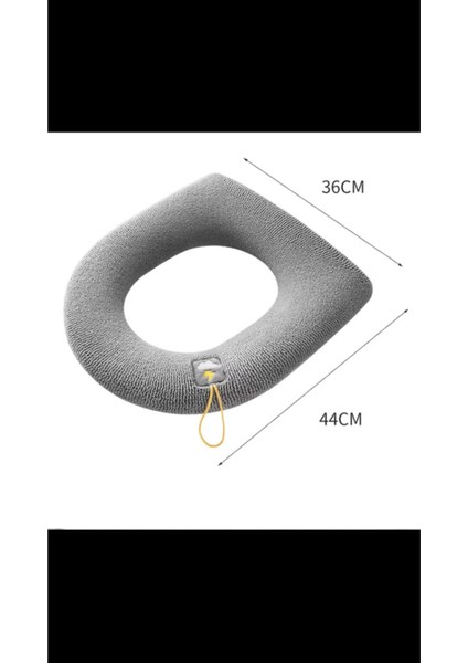 Örgü Yumuşak Dokulu Klozet Kapağı Kılıfı Yıkanılabilir