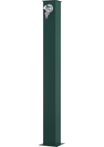Kare Bahçe Çeşmesi Koyu Yeşil 8*15*86cm