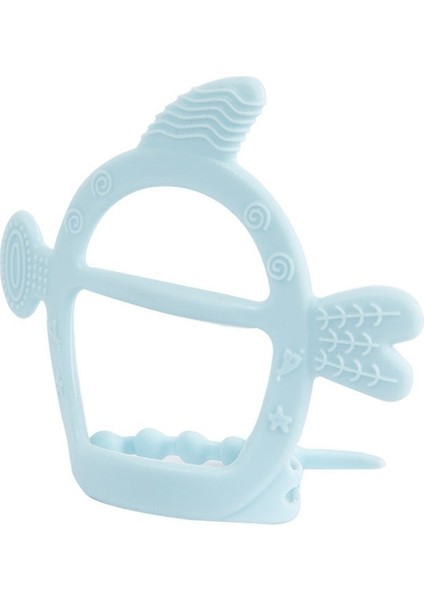 M010075 4 Adet Bebek Silikon Diş Kaşıyıcı Oyuncaklar Bebek Molar Anne Sticks Anne ve Çocuk Ürünleri (Pembe)(Yurt Dışından)
