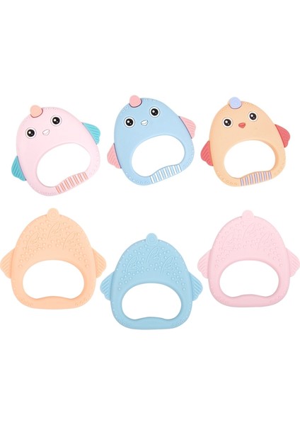 MJYJ019 2 Adet Silikon Bebek Diş Kaşıyıcı Çocuk Molar Sopa Oyuncak, Renk: Pembe