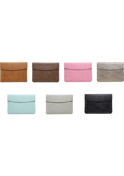 Yatay Litchi Doku Laptop Çantası MacBook Için Liner Çanta 15 Inç A1707 / 1990 (Liner Çanta + Power Bag Siyah)