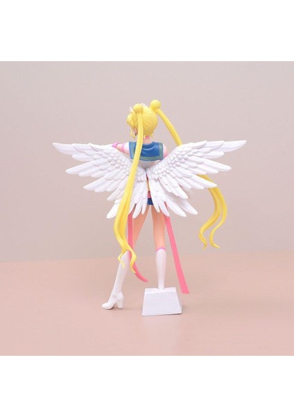 Sailor Moon Ay Savaşçısı Figür Oyuncak Koleksiyon Masaüstü Süsü Biblo 23 cm 11065 modelleri