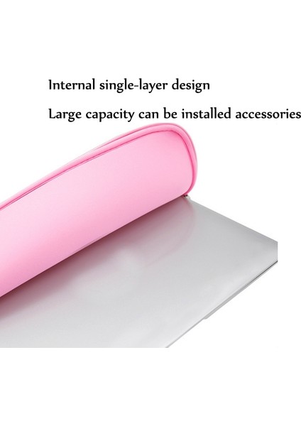 MacBook 13 Inç Için Dizüstü Bilgisayar Güz ve Aşınmaya Dayanıklı Lliner Çanta (Pink Yükseltme)(Yurt Dışından)