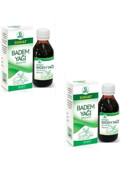 Badem Yağı-20 ml (2 Adet)