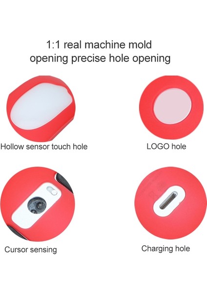 Apple Sihirli Fare Için 1/2 Fare Silikon Koruyucu Kılıf (Siyah) modelleri