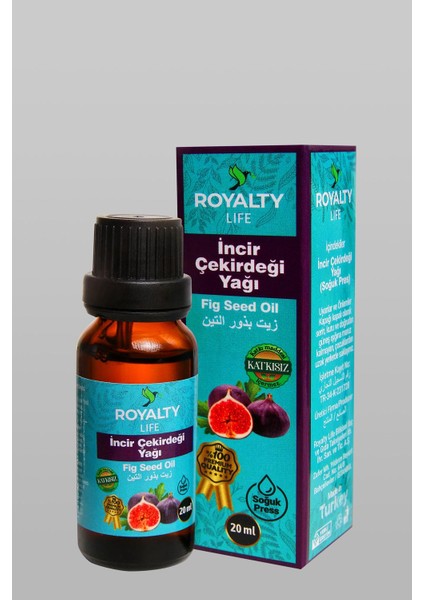 Roya lty Life Incir Çekirdeği Yağı 20 ml